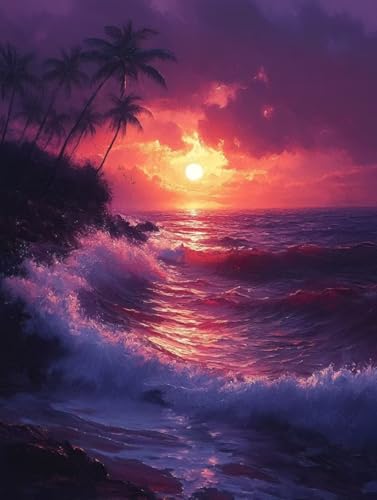 Landschaft Diamond Painting 50x70cm, Diamant Painting Bilder Sonnenuntergang Crystal Art Eckige Steine Diamant Malerei Cross Stitch Stickerei Basteln Erwachsene für Deko Wohnzimmer -yym2507K34JL Landschaft Diamond Painting 50x70cm, Diamant Painting Bilder Sonnenuntergang Crystal Art Eckige Steine Diamant Malerei Cross Stitch Stickerei Basteln Erwachsene für Deko Wohnzimmer -yym2507K34JL von YANGYUMBOU