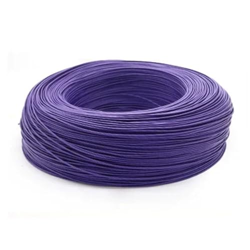 Elektrokabel für Hausinstallation, 5M 24 22 20 18 16 14 12 10 8 AWG UL1015 Elektrische Draht PVC Isolierte Lampe Beleuchtung Kupfer Kabel DIY Linie 600V(Purple,5 METERS_8AWG) von YANHAO
