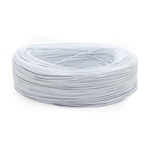 Elektrokabel für Hausinstallation, 5M 24 22 20 18 16 14 12 10 8 AWG UL1015 Elektrische Draht PVC Isolierte Lampe Beleuchtung Kupfer Kabel DIY Linie 600V(White,5 METERS_8AWG) von YANHAO