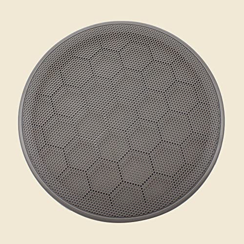 YANHAO Car Styling Tür Lautsprecher Abdeckung Grill 3B0868149 for VW Käfer Passat B5 Jetta MK4 Golf GTI 1999-2005 (Color : 1PCS Gray) von YANHAO