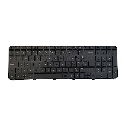 YANHAO [Laptop-Tastaturen] Neue UK Englisch for HP Pavilion DV7-6000 DV7-6100 DV7-6200 DV7-6152ER NoBacklight Schwarz Notebook Laptop Tastatur von YANHAO