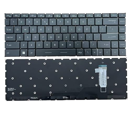YANHAO [Laptop-Tastaturen] RU/US Neue Tastatur for MSI GE66 GP66 for Raider 10SF 10SFS 10SGS MS-1541 GS66 for Stealth 10SD 10SE MS-16V1 mit RGB-Hintergrundbeleuchtung pro Taste (Color : US Backlit) von YANHAO