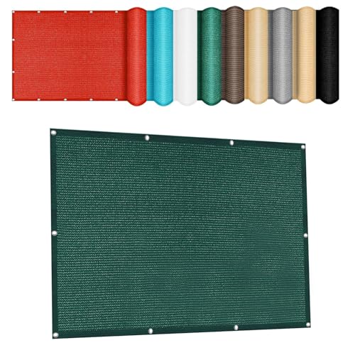 Balkon Sichtschutz 1.7 x 3.4 m Windschutz UV Schutz Balkonverkleidung Sichtschutz Leicht Und Haltbarkeit für Carport Zaun Außen, Grün von YANHONG