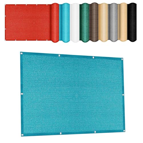 Balkon Sichtschutz 1.8 x 2.4 m Windschutz UV Schutz Balkonverkleidung Sichtschutz Leicht Und Haltbarkeit für Carport Zaun Außen, Blau Balkon Sichtschutz 1.8 x 2.4 m Windschutz UV Schutz Balkonverkleidung Sichtschutz Leicht Und Haltbarkeit für Carport Zaun Außen, Blau von YANHONG