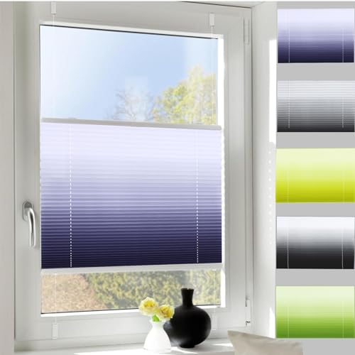 Plissee ohne Bohren Plissees Klemmfix 80 x 80 cm Sichtschutz und Sonnenschutz Fertifplissee Jalousie Faltrollo mit Klemmträger für Fenster und Tür, Lila Plissee ohne Bohren Plissees Klemmfix 80 x 80 cm Sichtschutz und Sonnenschutz Fertifplissee Jalousie Faltrollo mit Klemmträger für Fenster und Tür, Lila von YANHONG