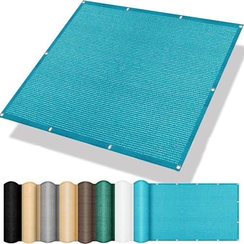Sichtschutz für Den Balkon 220 x 450 cm Abschattung Reißfest Robust Balkon Sichtschutz Blickdicht Leicht Und Haltbarkeit für Pool Pergola, Blau von YANHONG