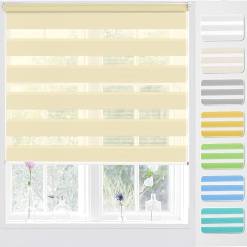 Thermorollo Rollo,Verdunklungsstoff 120 x 300 cm Adjustable and Lightweight, Verdunkelung Rollos Rollos für Fenster Tür inkl. Montagematerial, für Fenster und Tür, Beige Thermorollo Rollo,Verdunklungsstoff 120 x 300 cm Adjustable and Lightweight, Verdunkelung Rollos Rollos für Fenster Tür inkl. Montagematerial, für Fenster und Tür, Beige von YANHONG