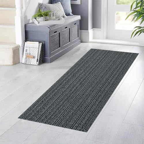 YANHONG Küchenteppich Waschbar rutschfest, 110 x 160 cm Waschbar rutschfest Abwaschbar Kücheläufer Teppichläufer mit rutschfestem Gelrücken für Drinnen und Draußen, Schwarz YANHONG Küchenteppich Waschbar rutschfest, 110 x 160 cm Waschbar rutschfest Abwaschbar Kücheläufer Teppichläufer mit rutschfestem Gelrücken für Drinnen und Draußen, Schwarz von YANHONG