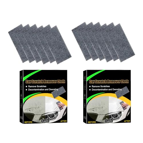 YANINEE 12 Stück Nano Sparkle Tuch Auto Kratzer Original für Reparatur von leichten Kratzfarben Lackpflege Autoreinigung YANINEE 12 Stück Nano Sparkle Tuch Auto Kratzer Original für Reparatur von leichten Kratzfarben Lackpflege Autoreinigung von YANINEE