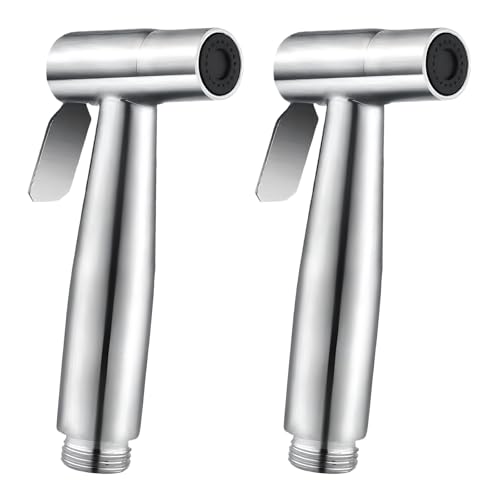 YANINEE 2 Stück Edelstahl Bidet Handbrause für Toilette, WC Dusche mit Dual-Modus, Bidet Brause von YANINEE