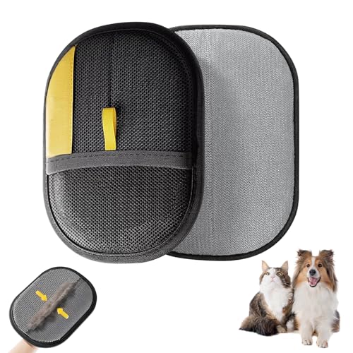 YANINEE 2 Stück Handschuh zur Entfernung Von Tierhaaren, Versatile Double Sided Pet Hair Remover Glove, Tierhaar Tschüss für Katzen & Hunde YANINEE 2 Stück Handschuh zur Entfernung Von Tierhaaren, Versatile Double Sided Pet Hair Remover Glove, Tierhaar Tschüss für Katzen & Hunde von YANINEE