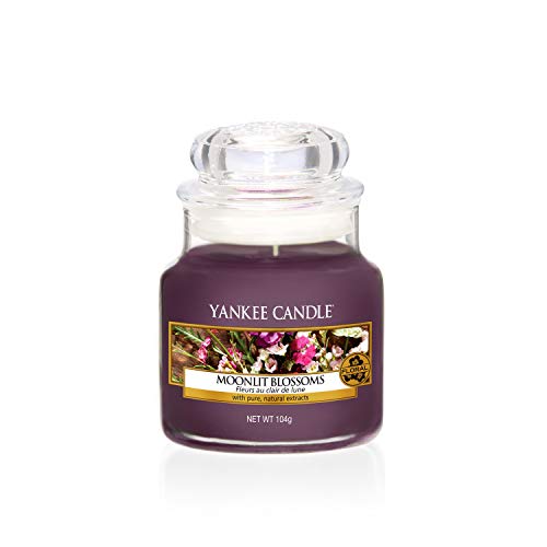 Yankee Candle Duftkerze im kleinen Jar, Moonlit Blossoms, medium von Yankee Candle