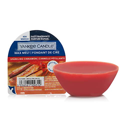 Yankee Candle Duftwachs Wax Melts | Sparkling Cinnamon | bis zu 8 Stunden Duft | 1 Stück Yankee Candle Duftwachs Wax Melts | Sparkling Cinnamon | bis zu 8 Stunden Duft | 1 Stück von Yankee Candle