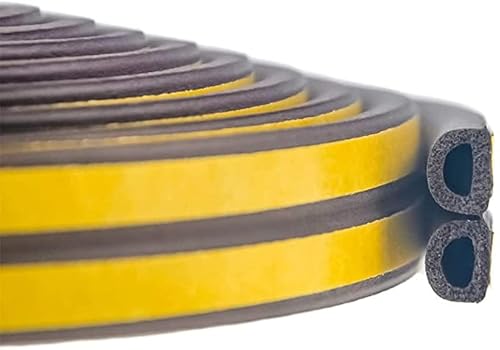 20M Dichtungsband für Türen Fenster, Selbstklebend Türdichtung Fensterdichtung Anti-Kollision Dichtungsstreifen Gummi Schaum Siegel Streifen Schalldämmung Braun 20M Dichtungsband für Türen Fenster, Selbstklebend Türdichtung Fensterdichtung Anti-Kollision Dichtungsstreifen Gummi Schaum Siegel Streifen Schalldämmung Braun von YANKUIRUI