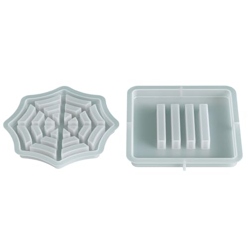 Einfache Reinigung Von Spiderweb Silikonform Für Cup Coasters Kerzenhandwerk Halloween Party Dekoration Lieferungen Halloween Silikonform Spiderweb Untersetzer von YANPINGJIA
