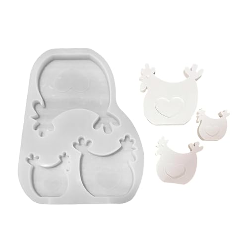 Hen Silicone Formen Ornament Form Huhnkerzen Tiere Gießen Epoxy Harz Formen Lieferungen Tiere Guss Henn Huhn Huhn Silicone Bastel Versorgt von YANPINGJIA