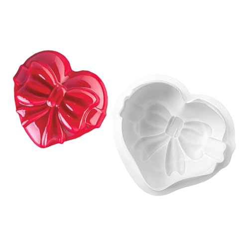 Herzform Kuchenformen Schokoladenfondant Für Kuchen Back Silikonkerzenepoxidharz Für Kerzenseife Backformen Ofen Sicher von YANPINGJIA