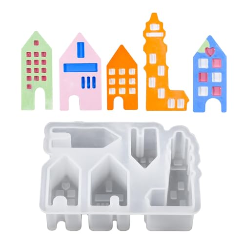 Klares Haus Display Ornament Silikonform Für Künstlerische Europäische Hohlhauskreationen Für Handwerksliebhaber Handgefertigte Handwerksbedingungen von YANPINGJIA