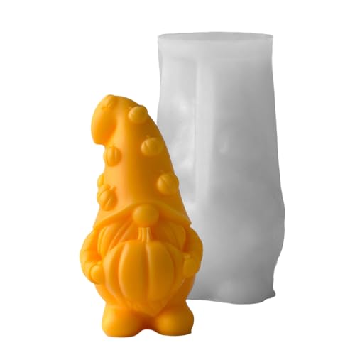 Praktische Silikongnomes Kerzenform Mit Detailliertem Design Skulpturformen Zum Erstellen Von Einzigartigen Und Harzkunst Halloween Silikonform Machen von YANPINGJIA