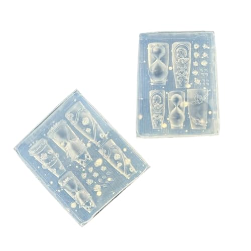 Premium Silikon Nägel Kunstform Rosenjahrglas Muster Craft Tool Für Dekoration Nägel Schnitzten Schimmel Stuhlglas Rosennagelschnitzform Form von YANPINGJIA