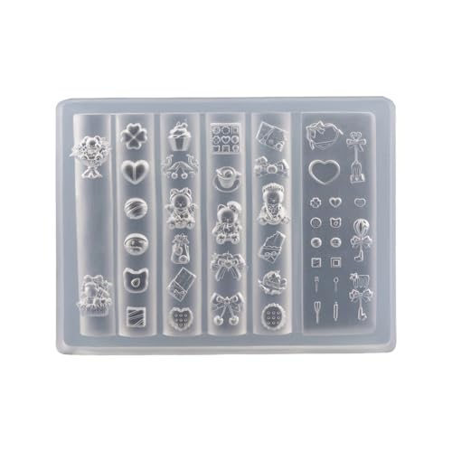 Silikon Nägel Verzierung Formen Bowknot Thema Kleine Accessoires Basteln Für Schönheit Enthusiasten Epoxidharznagelschnitze von YANPINGJIA
