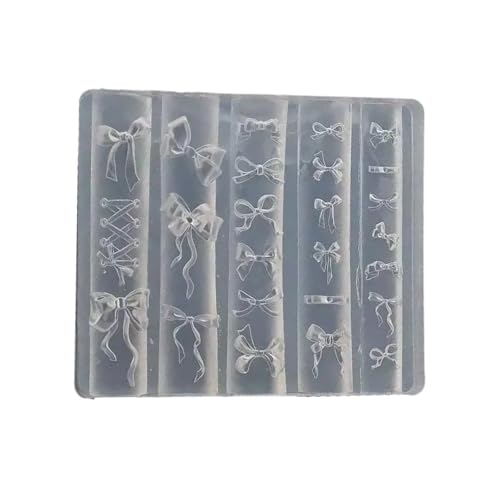 Silikon Nägel Verzierung Formen Bowknot Thema Kleine Accessoires Basteln Für Schönheit Enthusiasten Epoxidharznagelschnitze von YANPINGJIA