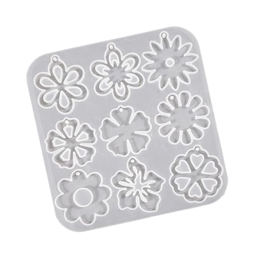 Silikonformen-Set mit Rosenblütenblättern, Blumen-Designs für Schmuckbasteln und handgefertigtes Zubehör, verschiedene Designs, Silikon-Bastelformen von YANPINGJIA