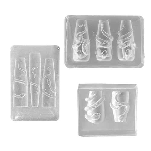 Silikonnägel Aus Snake Thematisch Kunstform Dekoration Form Zum Erstellen Stilvoller Charme Und Accessoires Flexible Nagelkunstwerkzeuge von YANPINGJIA