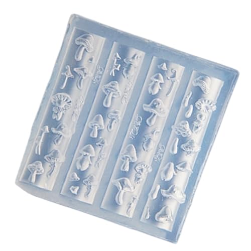 Silikonnägel Kunstform Accessoire Formen Food Thema Dekorative Schimmel Silikon Textur Ideal Für Verschiedene Typen Nageldekoration Werkzeug von YANPINGJIA