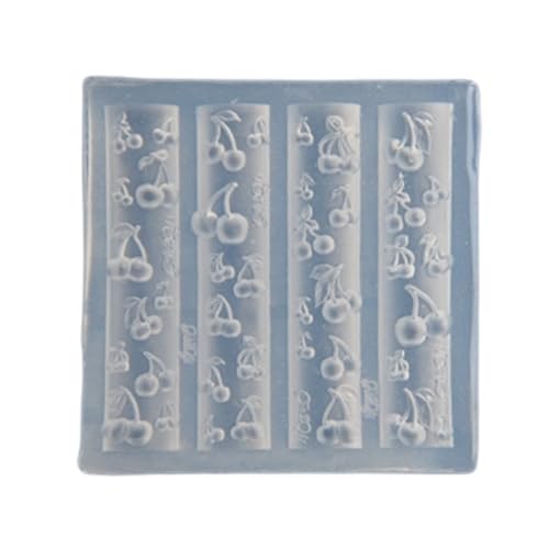 Silikonnägel Kunstform Accessoire Formen Food Thema Dekorative Schimmel Silikon Textur Ideal Für Verschiedene Typen Nageldekoration Werkzeug von YANPINGJIA