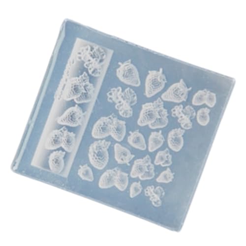 Silikonnägel Kunstform Accessoire Formen Food Thema Dekorative Schimmel Silikon Textur Ideal Für Verschiedene Typen Nageldekoration Werkzeug von YANPINGJIA