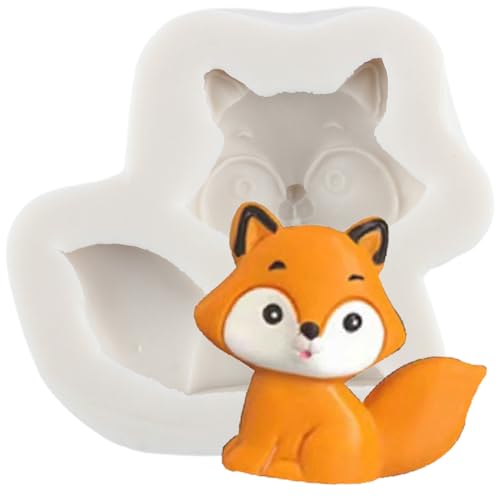 YANQINMS Tier-Fondant-Formen Fuchs Silikonform für Kuchendekoration, Cupcake-Topper, Schokolade, Süßigkeiten, Polymer-Ton, Gummipaste YANQINMS Tier-Fondant-Formen Fuchs Silikonform für Kuchendekoration, Cupcake-Topper, Schokolade, Süßigkeiten, Polymer-Ton, Gummipaste von YANQINMS