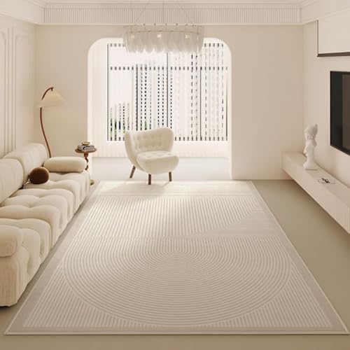 YANQSHM Wohnzimmer Teppich 180×250cm Teppiche Schlafzimmer Moderner Majestätischer Stil Beige Großer Rutschfester Weicher Teppich Aus Kunstwolle Wohnzimmer Leicht Zu Reinigen 180 × 250 cm YANQSHM Wohnzimmer Teppich 180×250cm Teppiche Schlafzimmer Moderner Majestätischer Stil Beige Großer Rutschfester Weicher Teppich Aus Kunstwolle Wohnzimmer Leicht Zu Reinigen 180 × 250 cm von YANQSHM