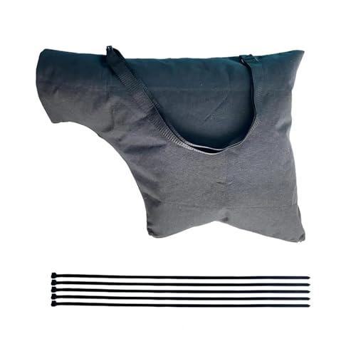 Fangsack 1 Set Laubbläsertasche mit Schultergurten, Reißverschluss-Design, verstellbare Länge, Schnalle, faltbarer Laubbläser-Vakuumbeutel for den Garten Fangsack FüR Laubsauger von YANSHUYU