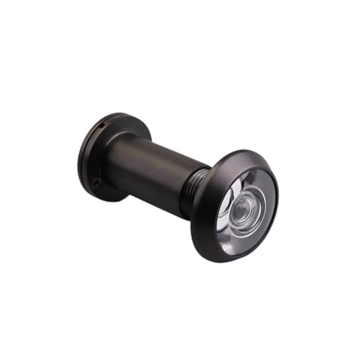 TüRspion 1 PCS Türspion Glaslinse Weitwinkel Türspion Linse TüRspion Ohne Bohren(Black) von YANSHUYU