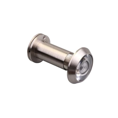 TüRspion 1 PCS Türspion Glaslinse Weitwinkel Türspion Linse TüRspion Ohne Bohren(Brushed silver) von YANSHUYU