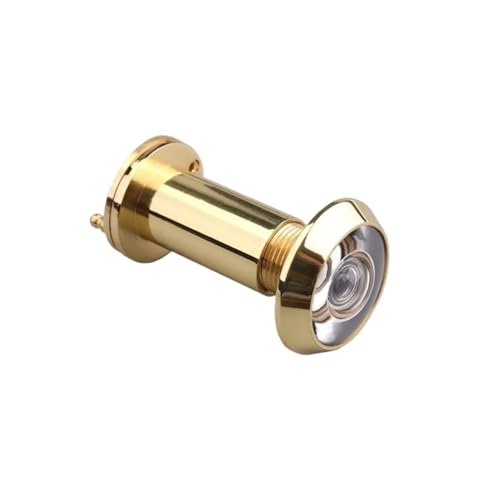 TüRspion 1 PCS Türspion Glaslinse Weitwinkel Türspion Linse TüRspion Ohne Bohren(Gold) von YANSHUYU