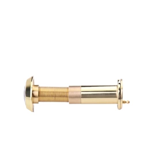 TüRspion 1 PCS Türspion Glaslinse Weitwinkel Türspion Linse TüRspion Ohne Bohren(Gold L) von YANSHUYU