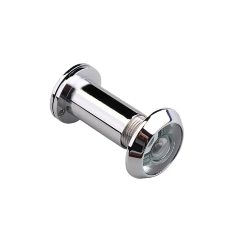 TüRspion 1 PCS Türspion Glaslinse Weitwinkel Türspion Linse TüRspion Ohne Bohren(Silver) von YANSHUYU