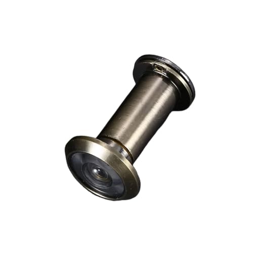 TüRspion 1PC Cat Eye Hotel Holztür und Fenster Zubehör Universal mit hinterer Abdeckung Tür Auge einstellbar TüRspion Ohne Bohren(Antique Brass) von YANSHUYU