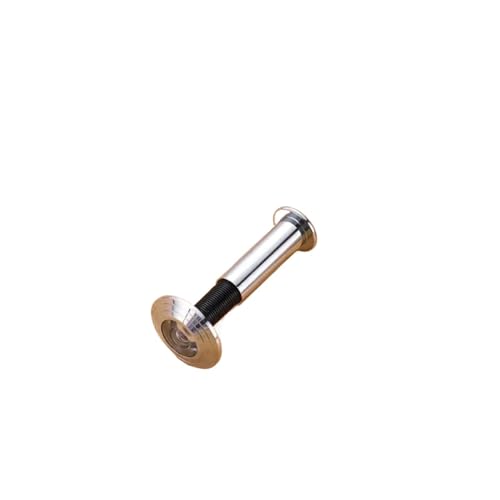 TüRspion Türspionkamera, verstellbar, 14 mm, 26 mm Rohrdurchmesser, 220 Weitwinkel, Tür mit Abdeckung, verdickt TüRspion Ohne Bohren(47-72mm-silver) von YANSHUYU