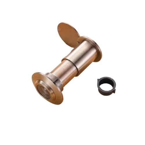 TüRspion Türspionkamera, verstellbar, 14 mm, 26 mm Rohrdurchmesser, 220 Weitwinkel, Tür mit Abdeckung, verdickt TüRspion Ohne Bohren(68-98mm-qinggu) von YANSHUYU