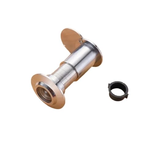 TüRspion Türspionkamera, verstellbar, 14 mm, 26 mm Rohrdurchmesser, 220 Weitwinkel, Tür mit Abdeckung, verdickt TüRspion Ohne Bohren(68-98mm-silver) von YANSHUYU