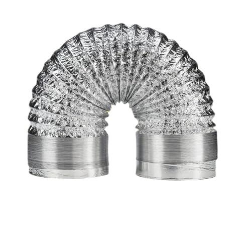 YANSHUYU Abluftschlauch 150 mm Doppellagiges Rohr, Flexibler Lüftungskanal for Küche, Badezimmer, Dunstabzugshaube, Trockner, Ventilator, Growzelt, 1,5–6 m LüFtungsschlauch(1.5M_170MM) von YANSHUYU
