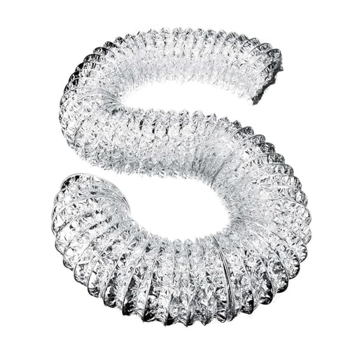 YANSHUYU Abluftschlauch 2/3M 100mm Luft Belüftung Rohr Schlauch Flexible Abgas Kanal Air System Vent Badezimmer LüFtungsschlauch(2 Meter) von YANSHUYU