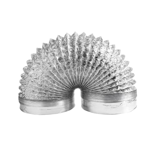 YANSHUYU Abluftschlauch Flexibler Entlüftungsschlauch, Gas-Warmwasserbereiter, Auspuffrohr, universelles Lüftungskanal-Verlängerungsrohr LüFtungsschlauch(Diameter 15cm) von YANSHUYU