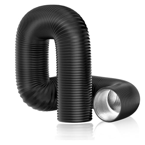 YANSHUYU Abluftschlauch Flexibles 6-Zoll-Trockner-Entlüftungsrohr for Heizen und Kühlen LüFtungsschlauch(150mm x 2m) von YANSHUYU