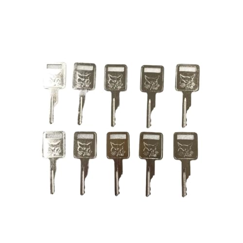 YANTUMR 10PCS D250 Zündschlüssel für Bobcat Kompaktlader und Minibagger 6693241 von YANTUMR