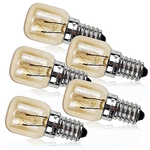 YANUODA Ofenbirne 15W 300 ° C Kleine Edison-Schraube E14 Nickel Salzlampe Birne Pygmäenlampe (5) von YANUODA