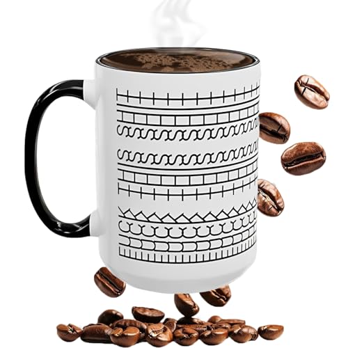 Lustige These Tee Tasse, 350ML Keramik Kaffeetasse, Versteckte Nachricht Kaffeebecher, Einzigartiger Humorvoller Trinkbecher von YANXINKE